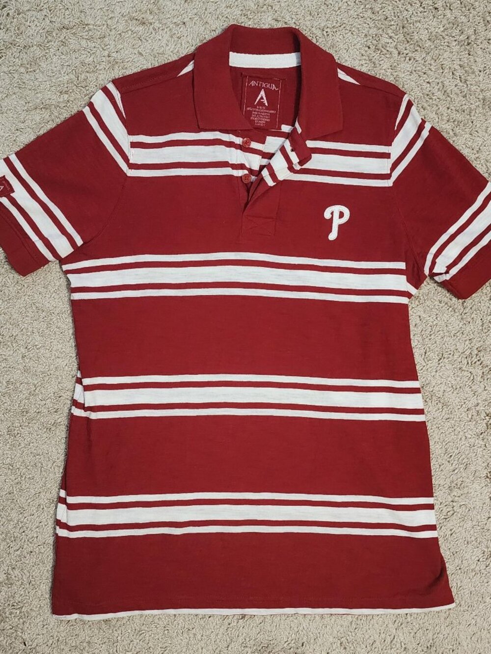 Philadelphia Phillies - Polo Shirt - Antigua Brand - Size Medium